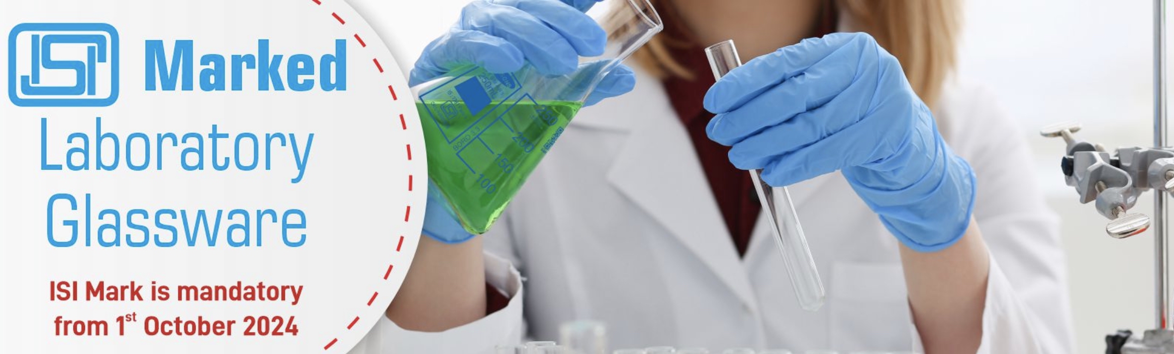 Erlenmeyer Flask – ISI Marked, Narrow Mouth (Borosilicate 3.3)